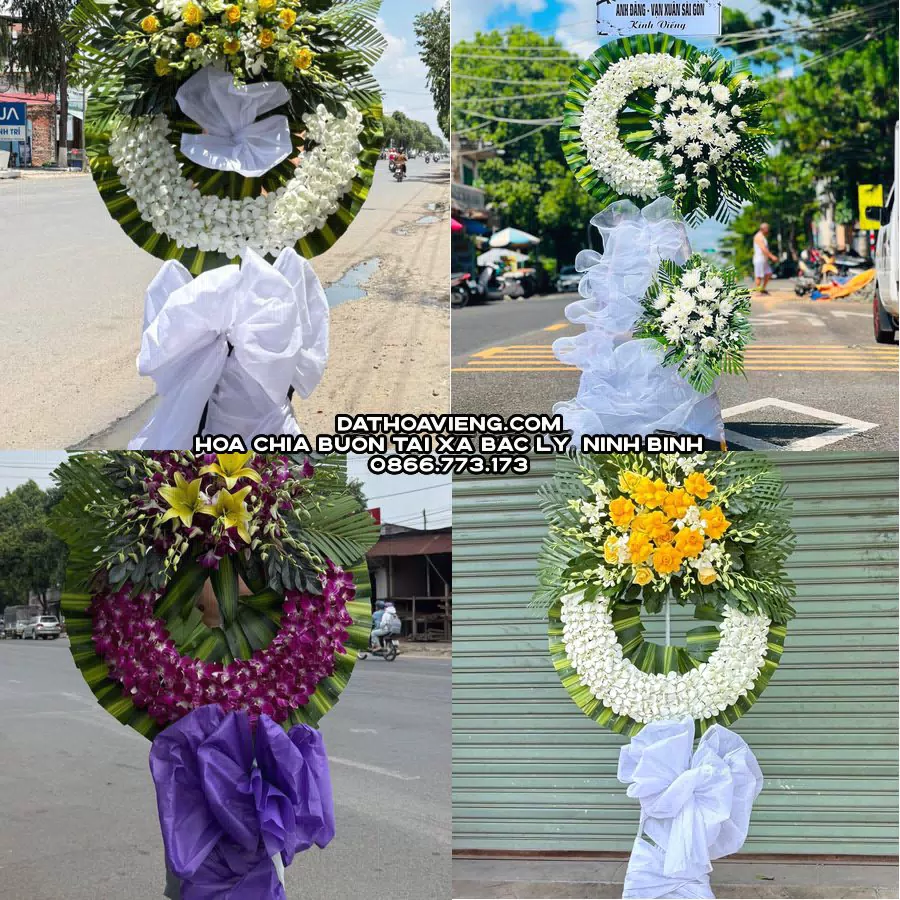 Mẫu hoa chia buồn tham khảo tại Xã Bắc Lý, Ninh Bình