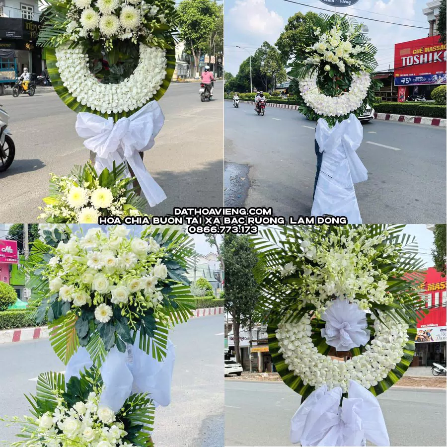 Mẫu hoa chia buồn tham khảo tại Xã Bắc Ruộng, Lâm Đồng