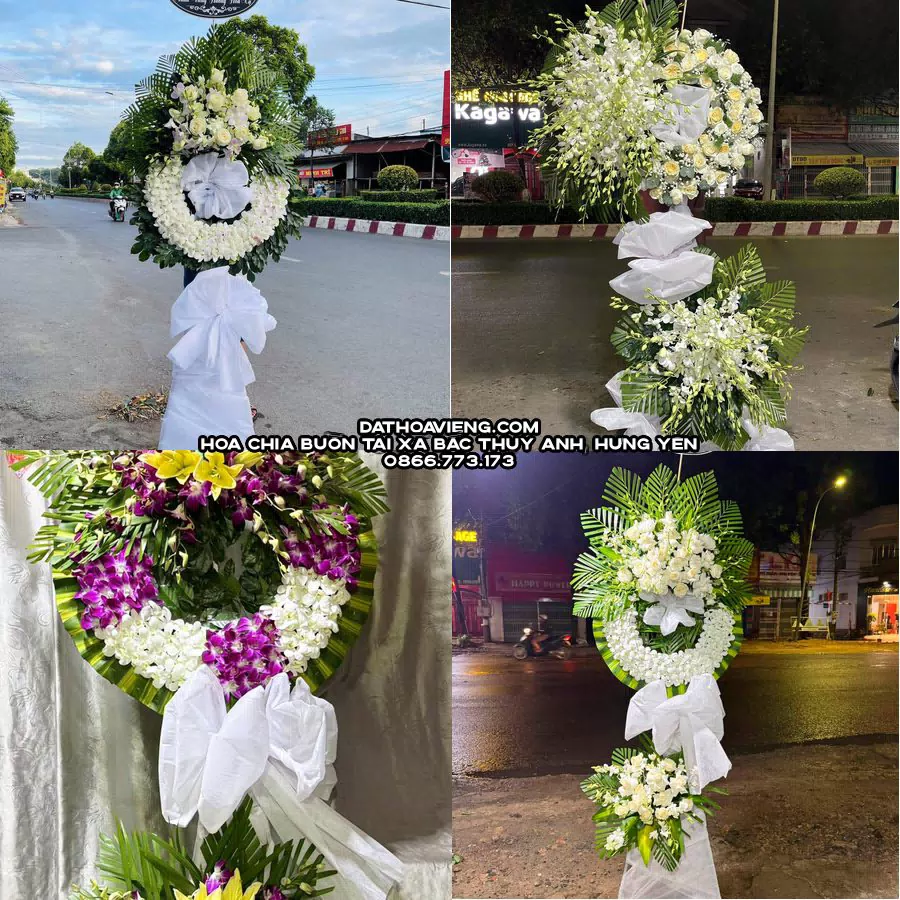 Mẫu hoa chia buồn tham khảo tại Xã Bắc Thụy Anh, Hưng Yên