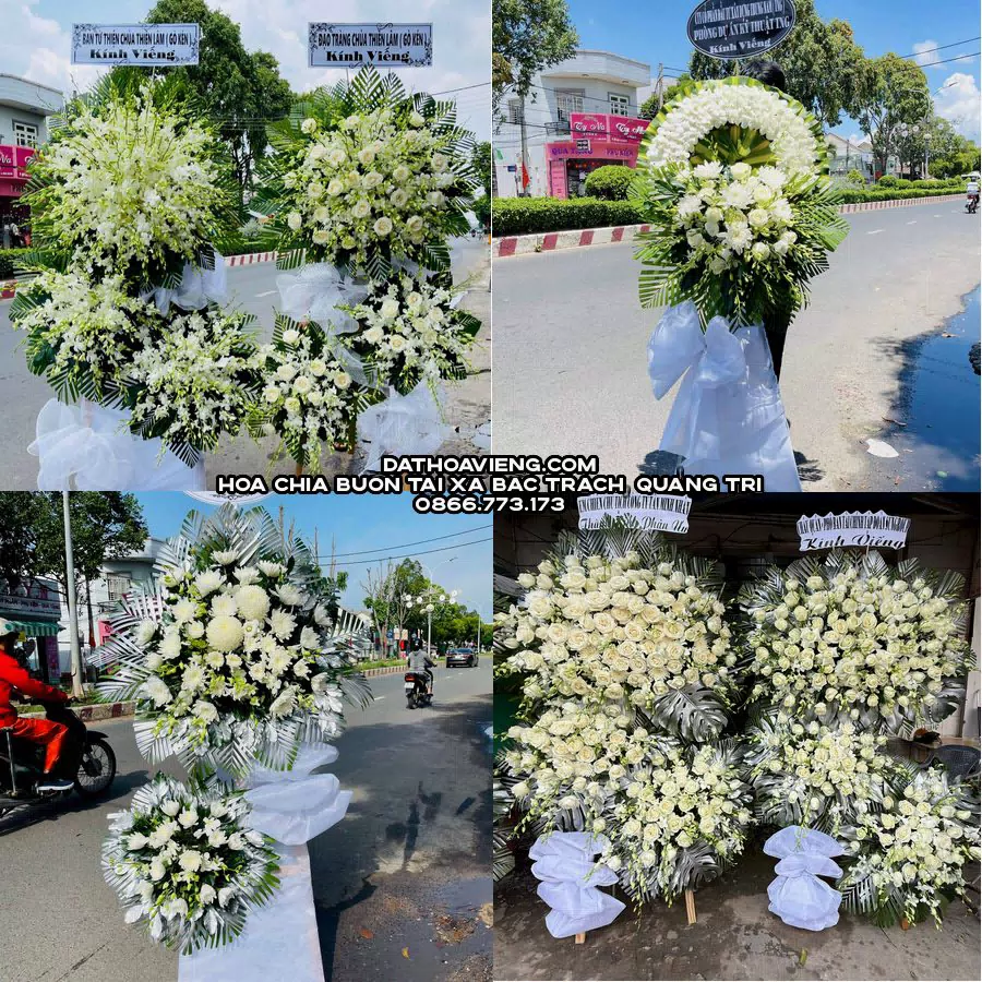 Mẫu hoa chia buồn tham khảo tại Xã Bắc Trạch, Quảng Trị