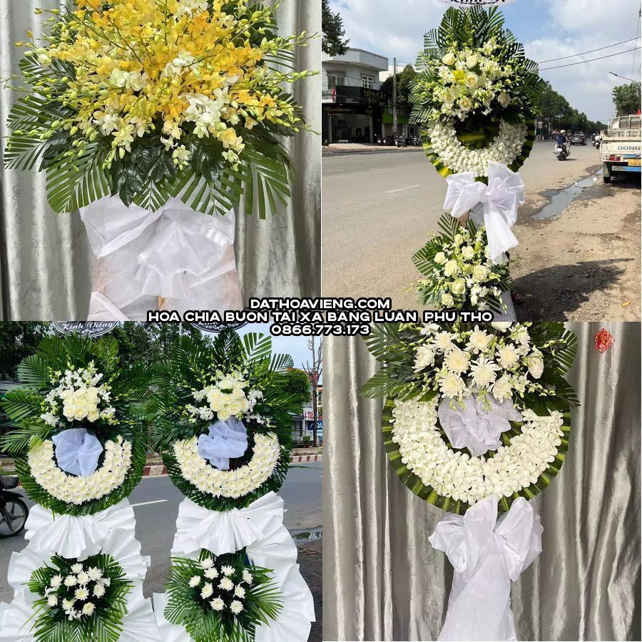 Mẫu hoa chia buồn tham khảo tại Xã Bằng Luân, Phú Thọ