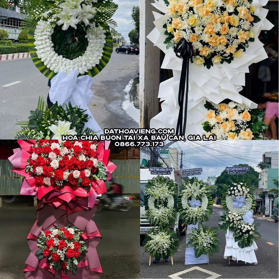 Mẫu hoa chia buồn tham khảo tại Xã Bàu Cạn, Gia Lai