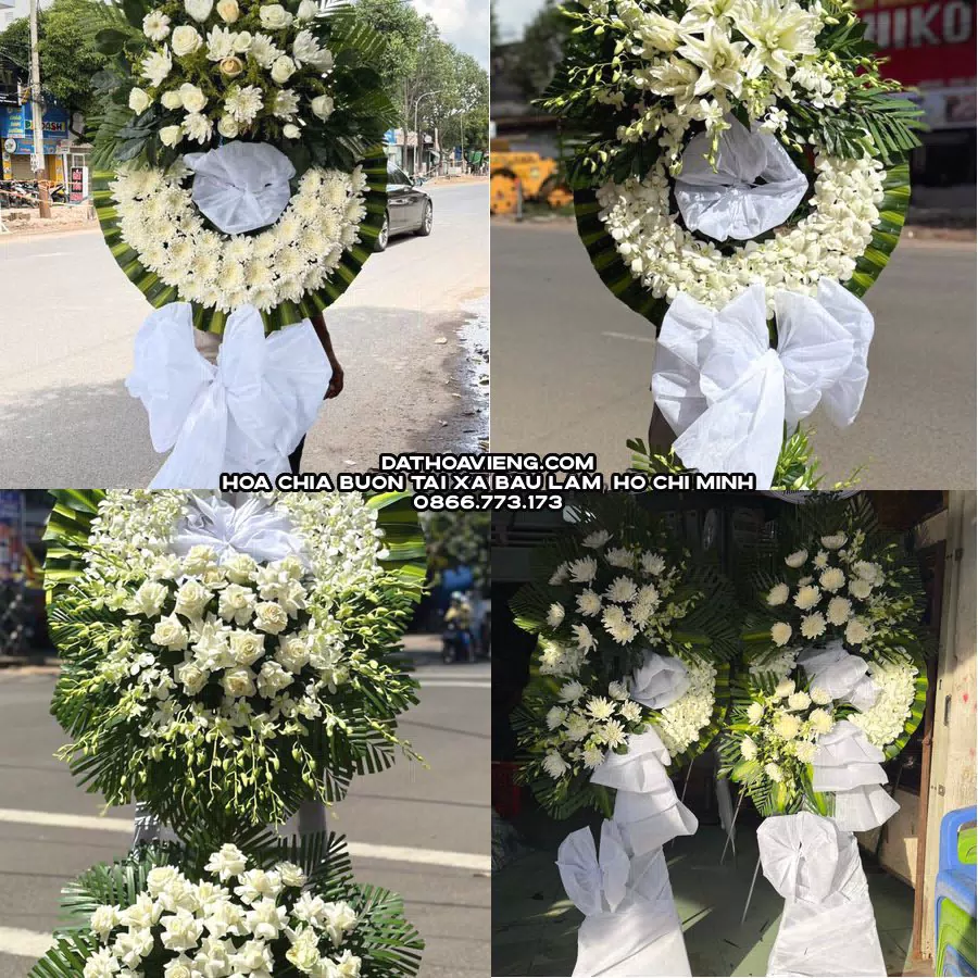 Mẫu hoa chia buồn tham khảo tại Xã Bàu Lâm, Hồ Chí Minh