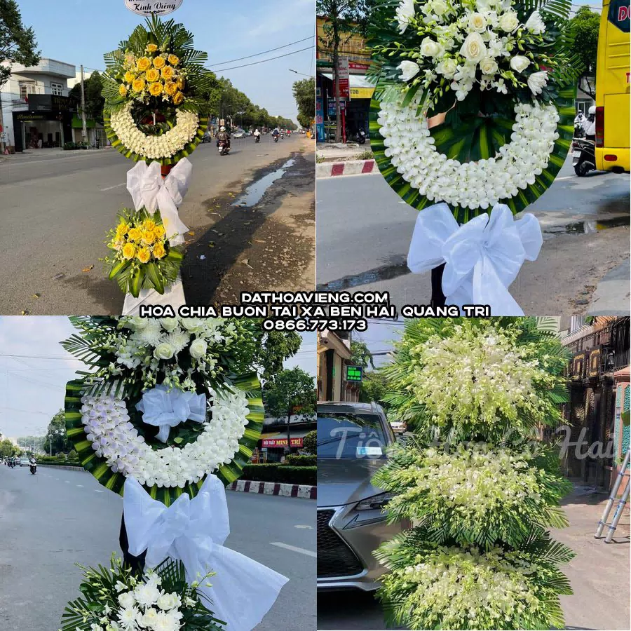 Mẫu hoa chia buồn tham khảo tại Xã Bến Hải, Quảng Trị
