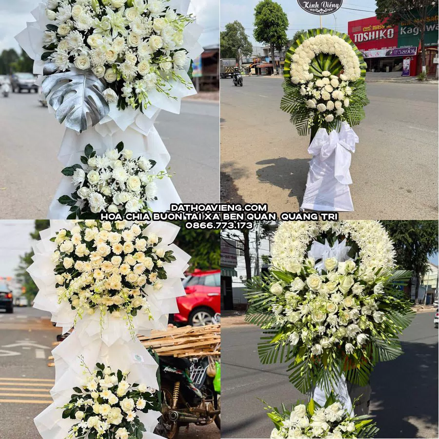 Mẫu hoa chia buồn tham khảo tại Xã Bến Quan, Quảng Trị