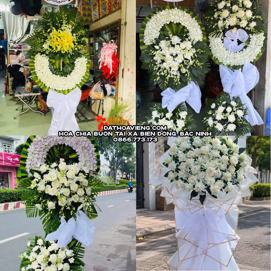 Mẫu hoa chia buồn tham khảo tại Xã Biển Động, Bắc Ninh