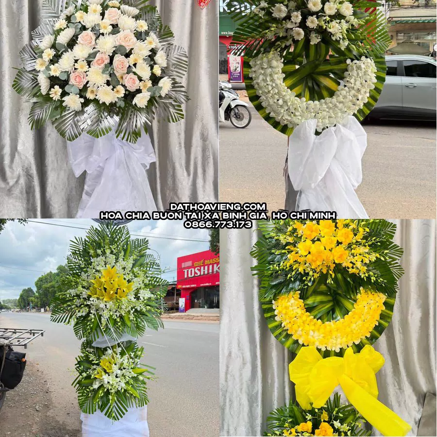 Mẫu hoa chia buồn tham khảo tại Xã Bình Giã, Hồ Chí Minh