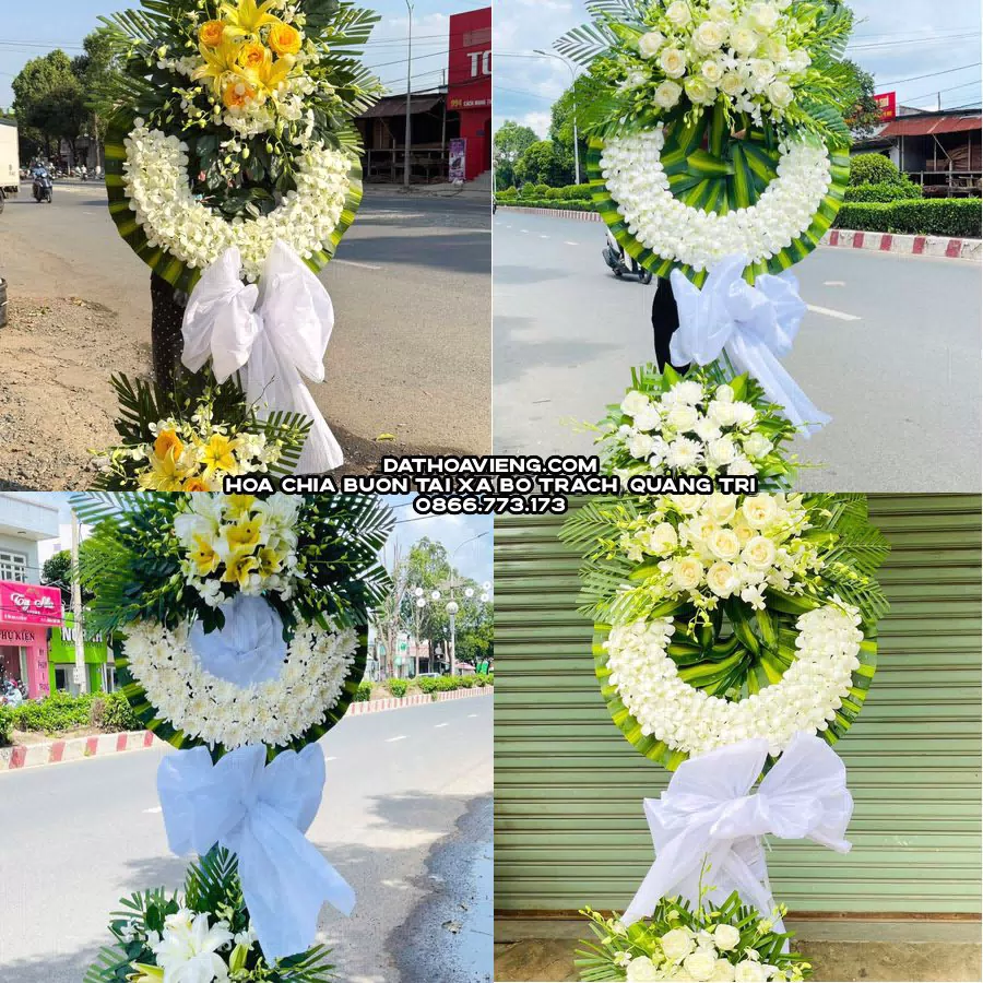 Mẫu hoa chia buồn tham khảo tại Xã Bố Trạch, Quảng Trị