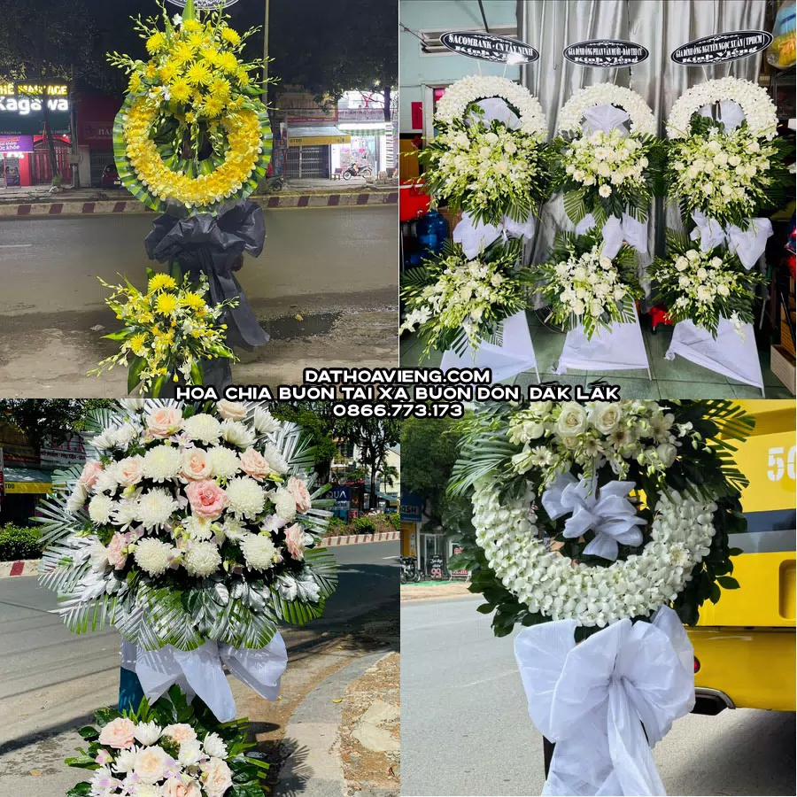 Mẫu hoa chia buồn tham khảo tại Xã Buôn Đôn, Đắk Lắk