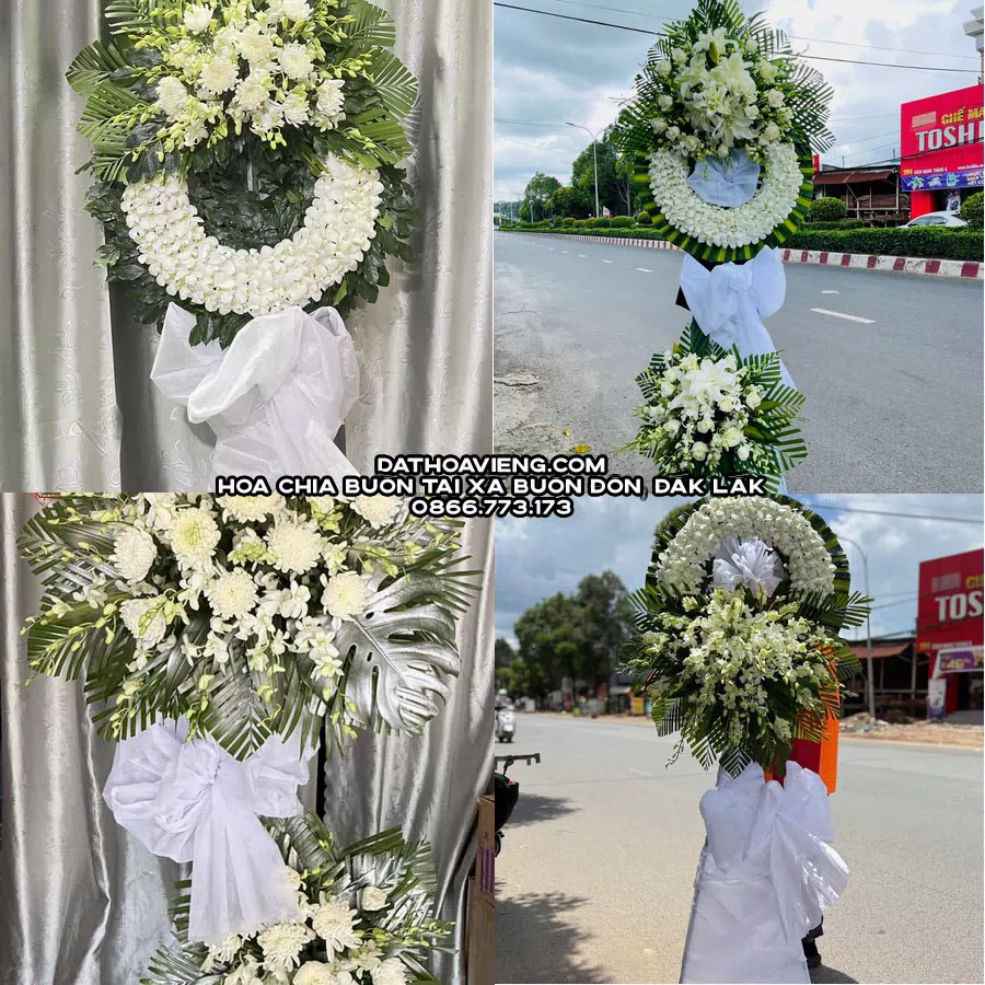 Mẫu hoa chia buồn tham khảo tại Xã Buôn Đôn, Đắk Lắk