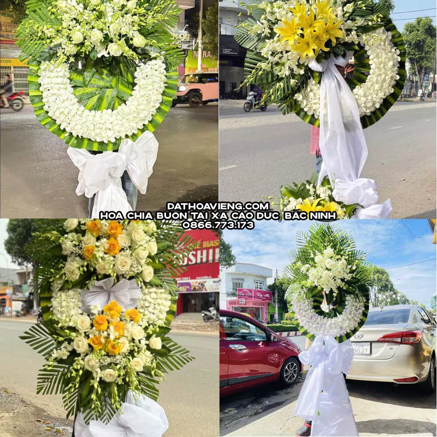 Mẫu hoa chia buồn tham khảo tại Xã Cao Đức, Bắc Ninh