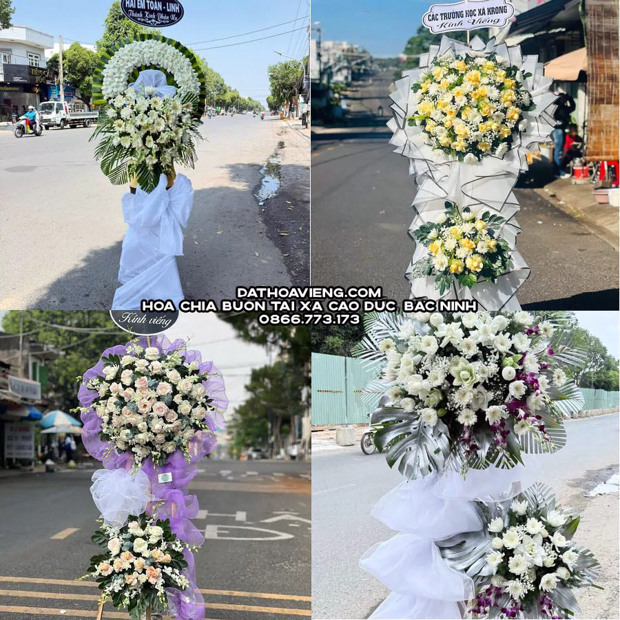 Mẫu hoa chia buồn tham khảo tại Xã Cao Đức, Bắc Ninh