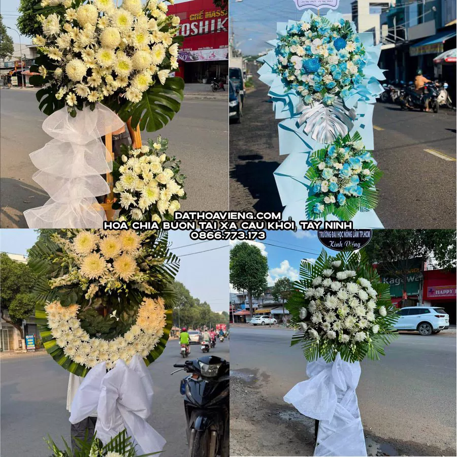 Mẫu hoa chia buồn tham khảo tại Xã Cầu Khởi, Tây Ninh