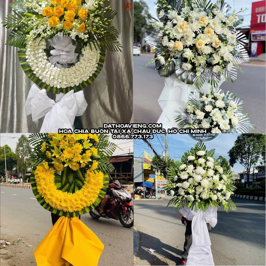 Mẫu hoa chia buồn tham khảo tại Xã Châu Đức, Hồ Chí Minh