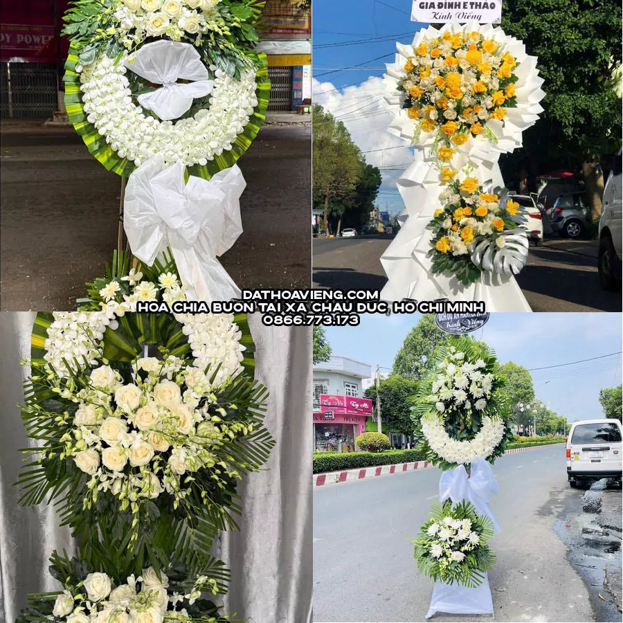Mẫu hoa chia buồn tham khảo tại Xã Châu Đức, Hồ Chí Minh