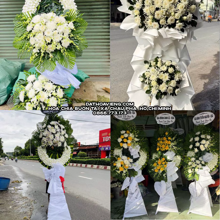 Mẫu hoa chia buồn tham khảo tại Xã Châu Pha, Hồ Chí Minh