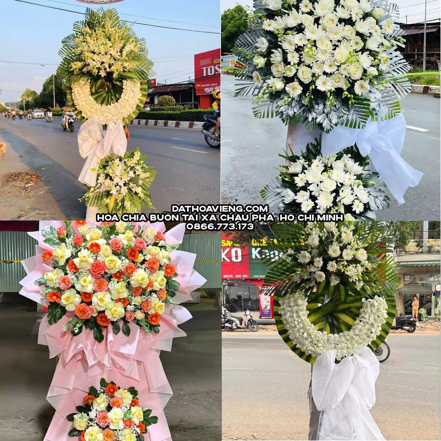 Mẫu hoa chia buồn tham khảo tại Xã Châu Pha, Hồ Chí Minh