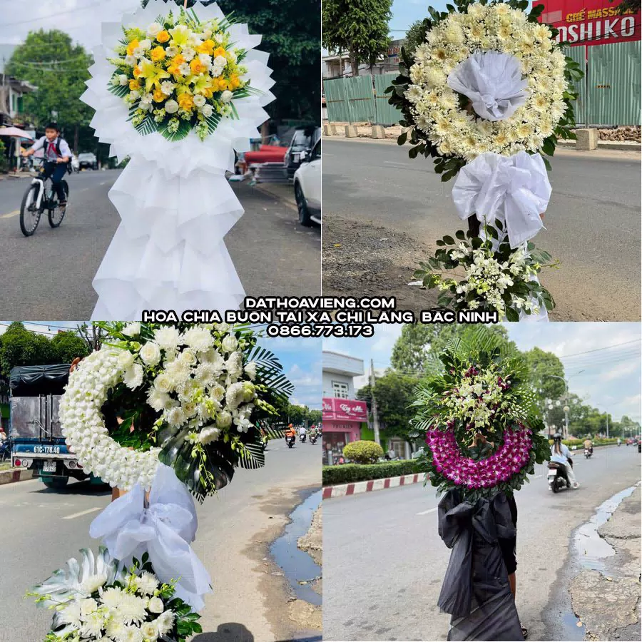 Mẫu hoa chia buồn tham khảo tại Xã Chi Lăng, Bắc Ninh