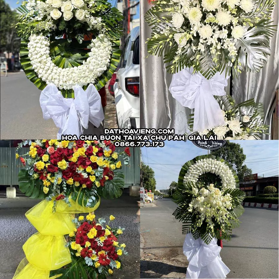 Mẫu hoa chia buồn tham khảo tại Xã Chư Păh, Gia Lai