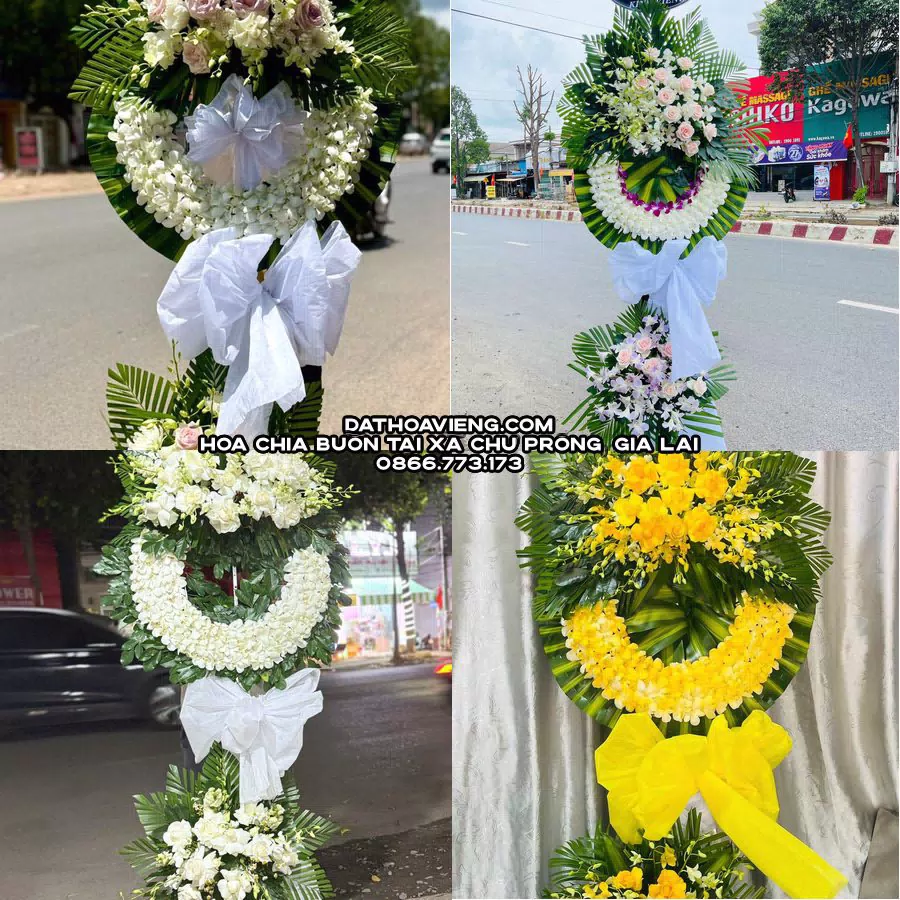 Mẫu hoa chia buồn tham khảo tại Xã Chư Prông, Gia Lai