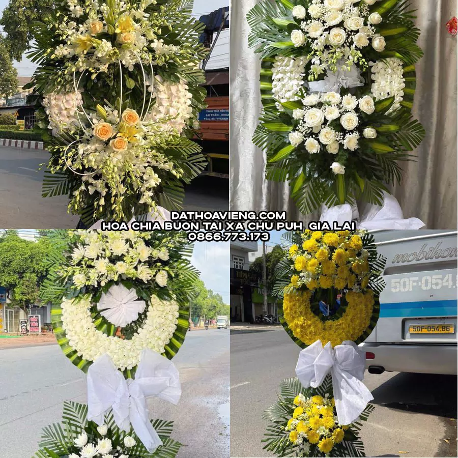 Mẫu hoa chia buồn tham khảo tại Xã Chư Pưh, Gia Lai