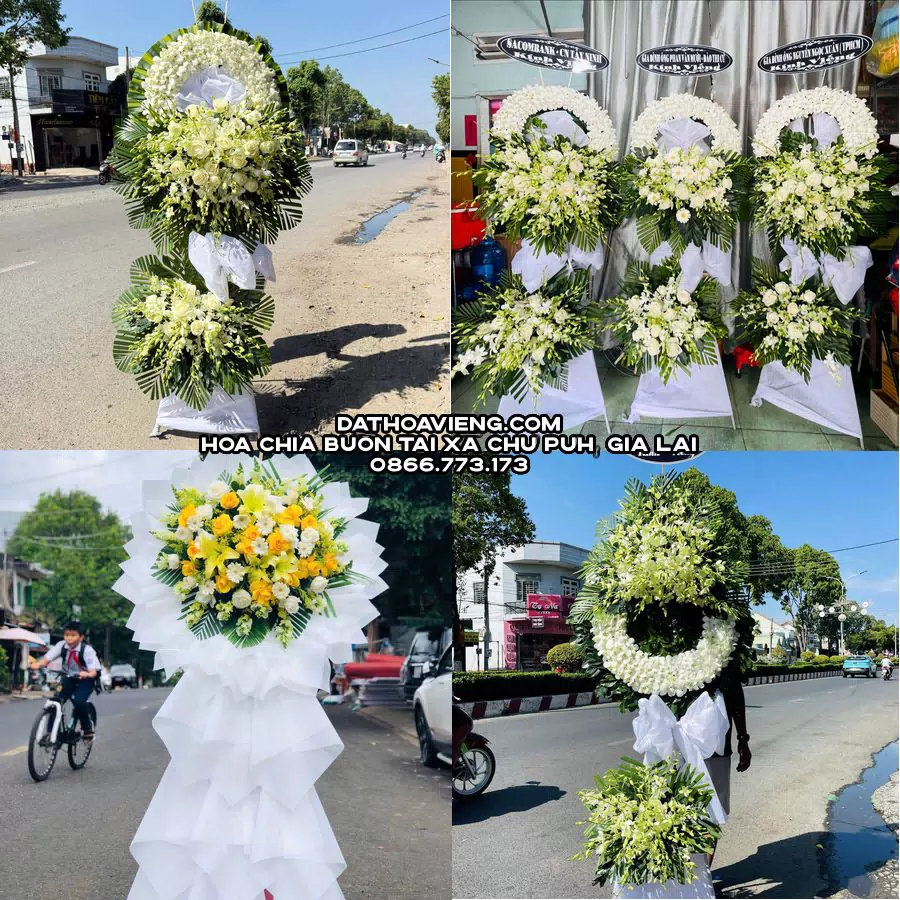 Mẫu hoa chia buồn tham khảo tại Xã Chư Pưh, Gia Lai