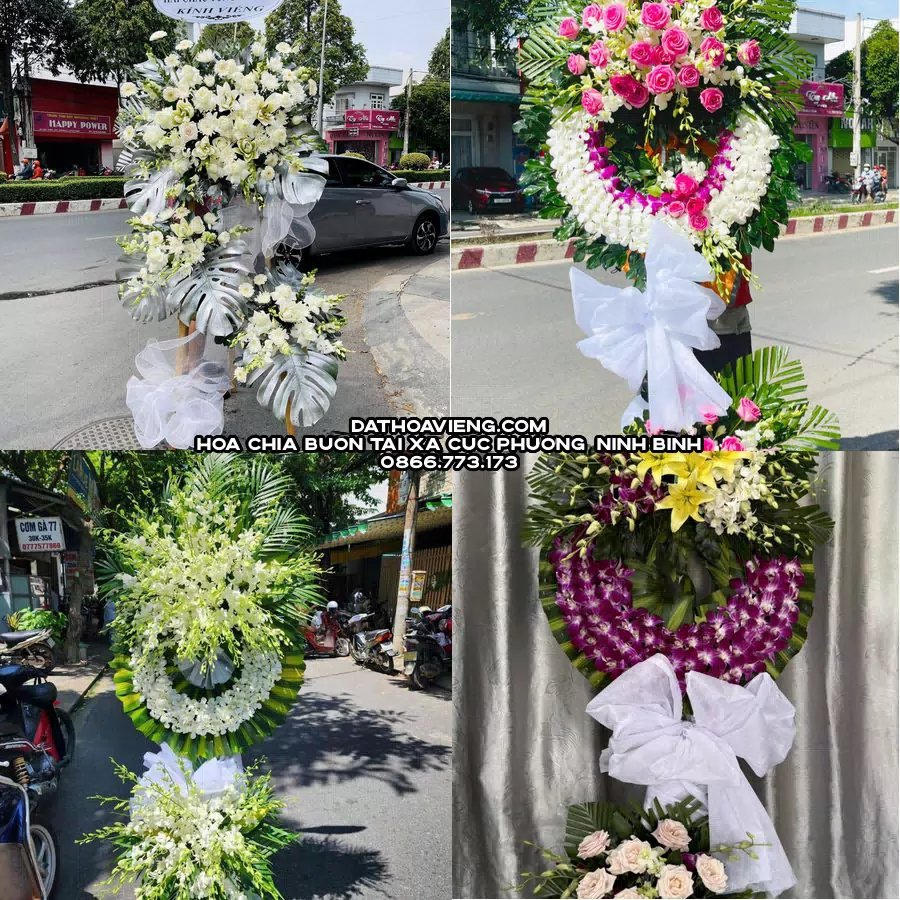Mẫu hoa chia buồn tham khảo tại Xã Cúc Phương, Ninh Bình