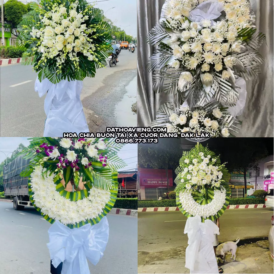 Mẫu hoa chia buồn tham khảo tại Xã Cuôr Đăng, Đắk Lắk