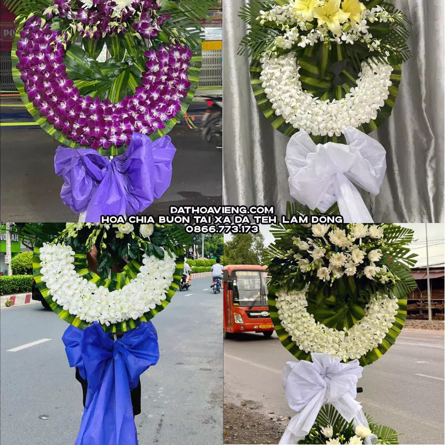 Mẫu hoa chia buồn tham khảo tại Xã Đạ Tẻh, Lâm Đồng