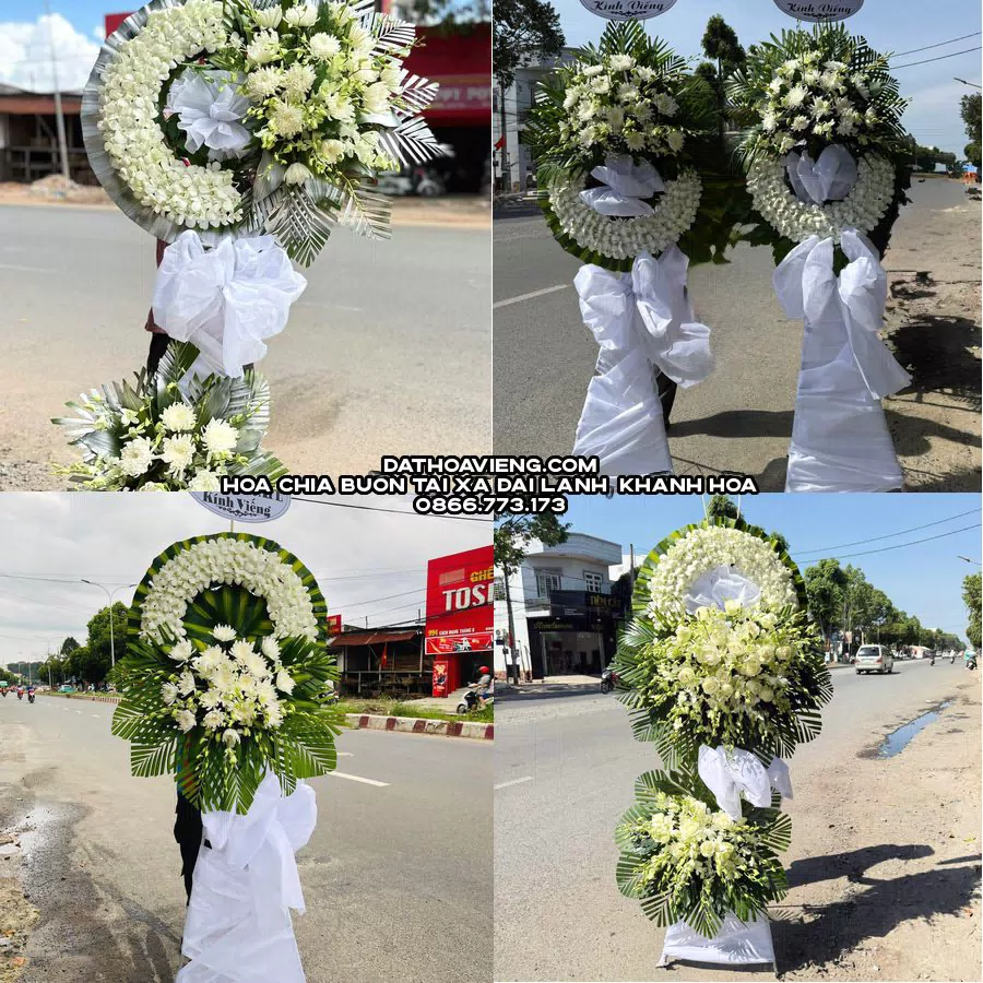 Mẫu hoa chia buồn tham khảo tại Xã Đại Lãnh, Khánh Hòa