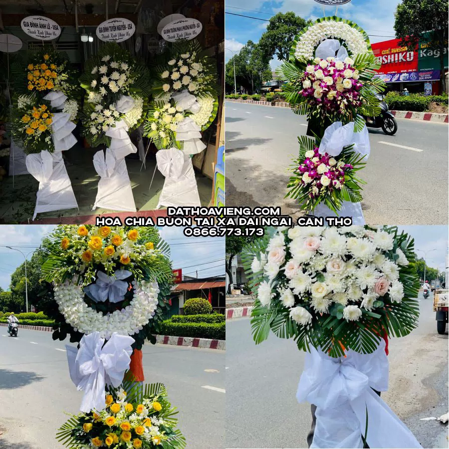 Mẫu hoa chia buồn tham khảo tại Xã Đại Ngãi, Cần Thơ