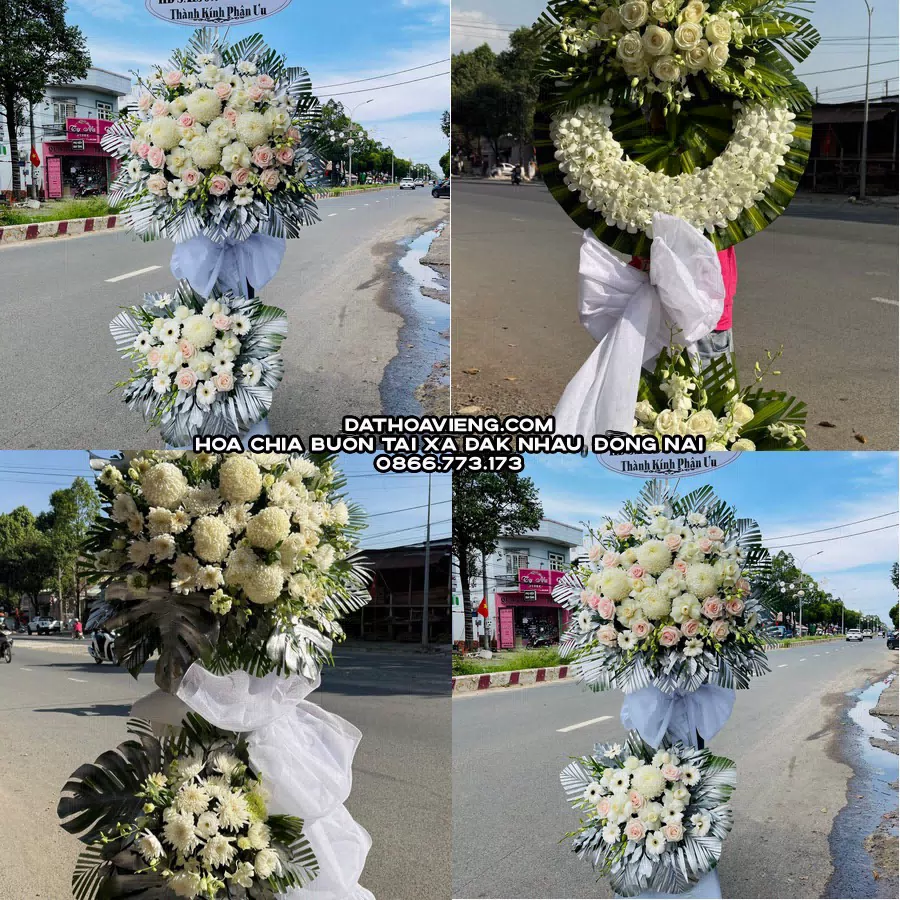 Mẫu hoa chia buồn tham khảo tại Xã Đak Nhau, Đồng Nai