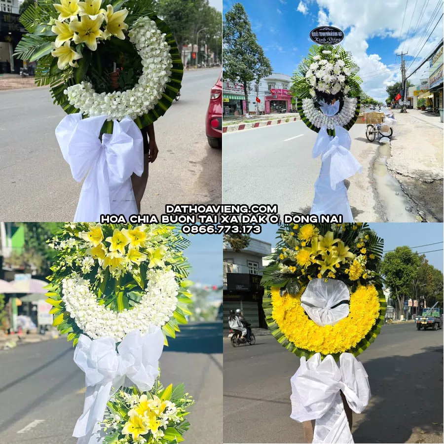 Mẫu hoa chia buồn tham khảo tại Xã Đăk Ơ, Đồng Nai