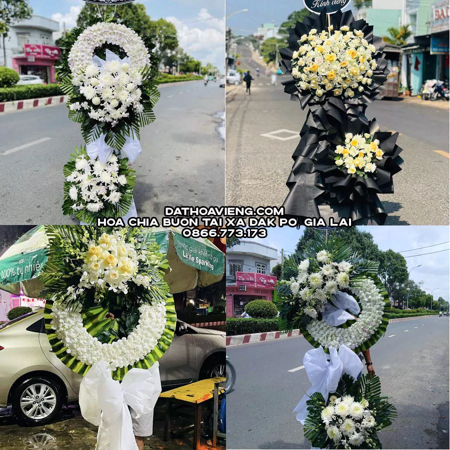 Mẫu hoa chia buồn tham khảo tại Xã Đak Pơ, Gia Lai
