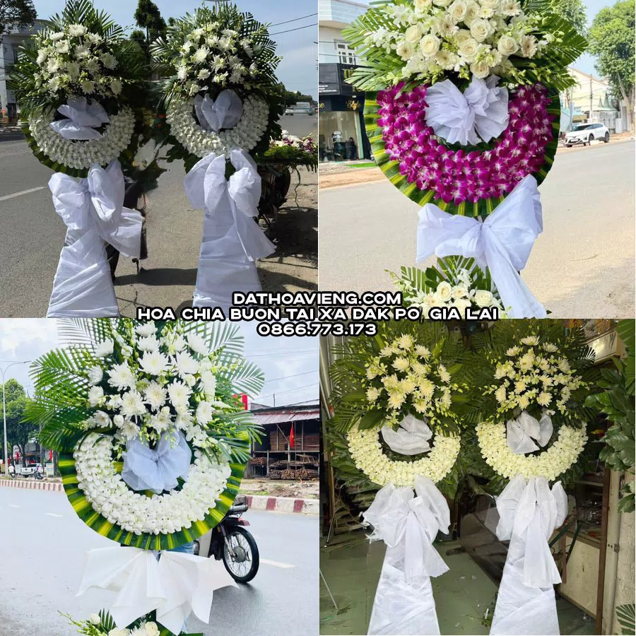 Mẫu hoa chia buồn tham khảo tại Xã Đak Pơ, Gia Lai