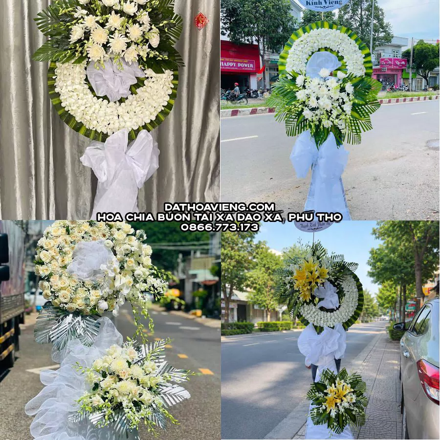 Mẫu hoa chia buồn tham khảo tại Xã Đào Xá, Phú Thọ