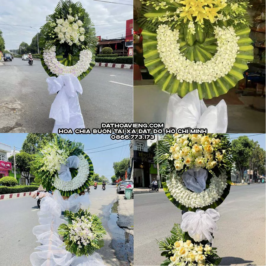Mẫu hoa chia buồn tham khảo tại Xã Đất Đỏ, Hồ Chí Minh