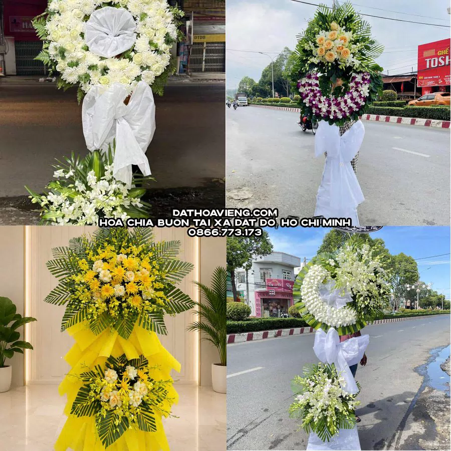Mẫu hoa chia buồn tham khảo tại Xã Đất Đỏ, Hồ Chí Minh