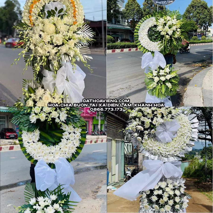 Mẫu hoa chia buồn tham khảo tại Xã Diên Lâm, Khánh Hoà