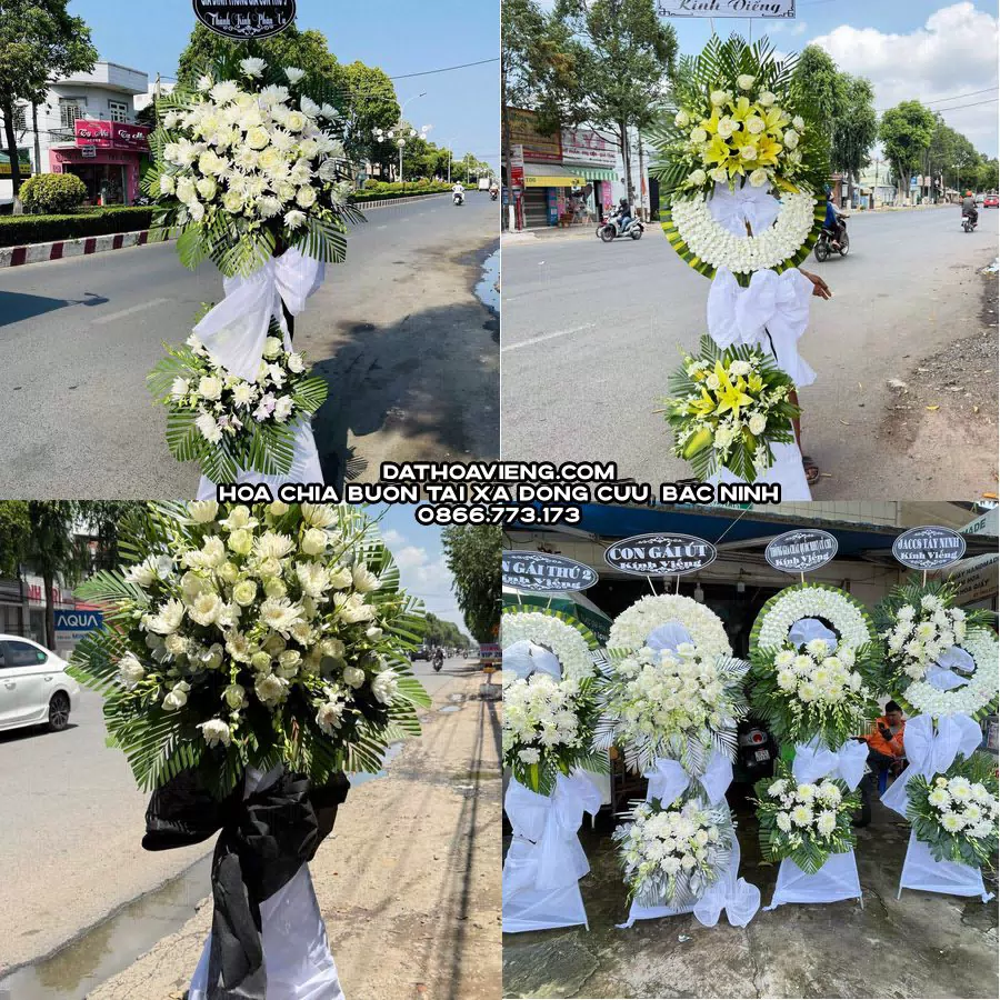 Mẫu hoa chia buồn tham khảo tại Xã Đông Cứu, Bắc Ninh
