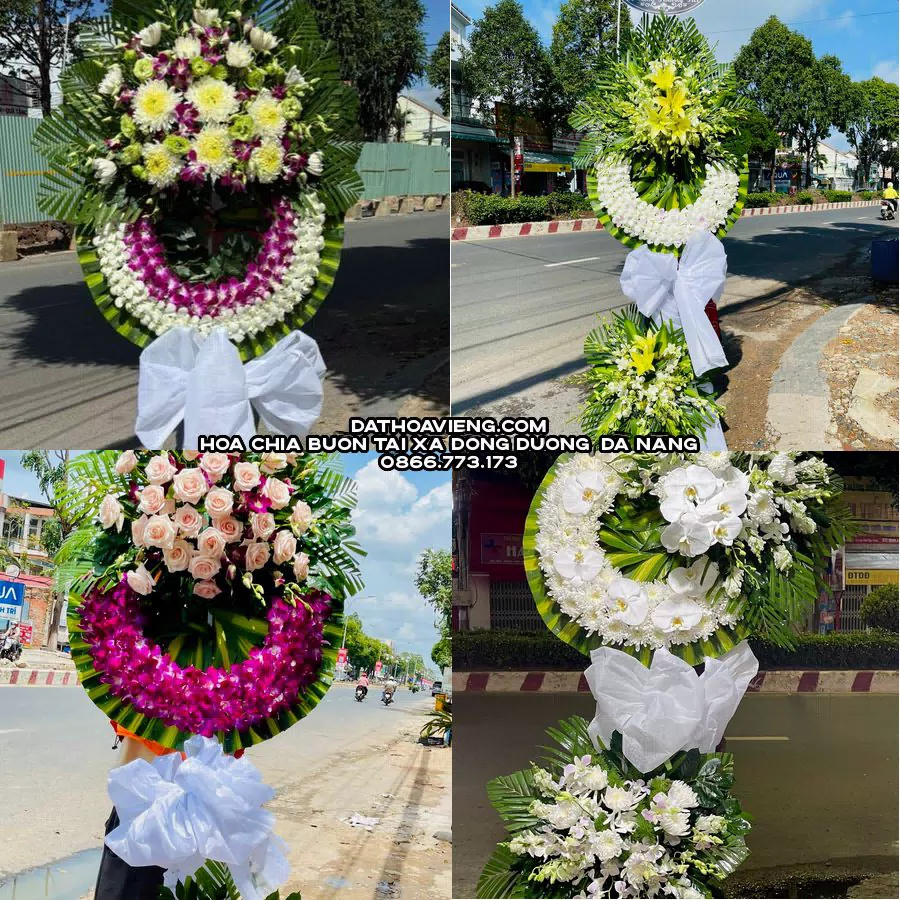 Mẫu hoa chia buồn tham khảo tại Xã Đồng Dương, Đà Nẵng