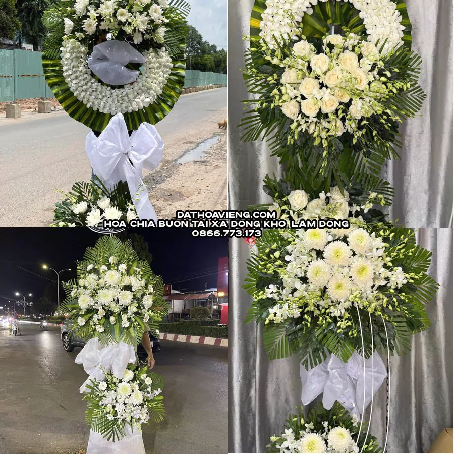 Mẫu hoa chia buồn tham khảo tại Xã Đồng Kho, Lâm Đồng