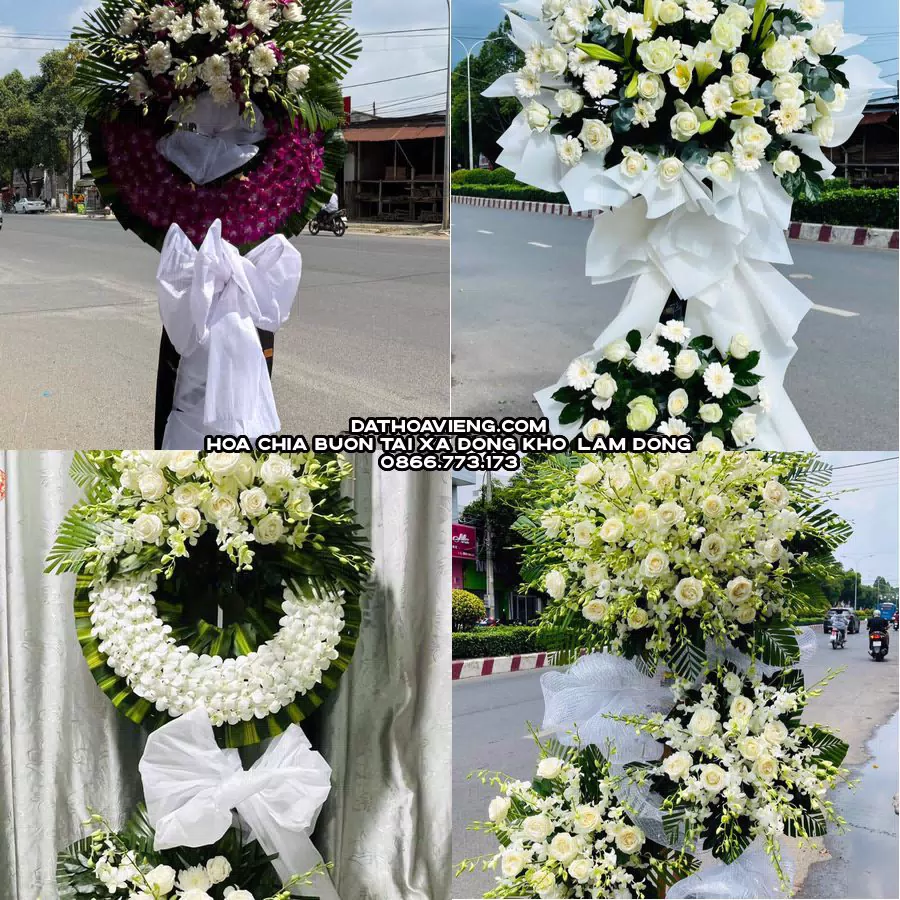 Mẫu hoa chia buồn tham khảo tại Xã Đồng Kho, Lâm Đồng