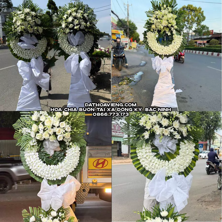 Mẫu hoa chia buồn tham khảo tại Xã Đồng Kỳ, Bắc Ninh