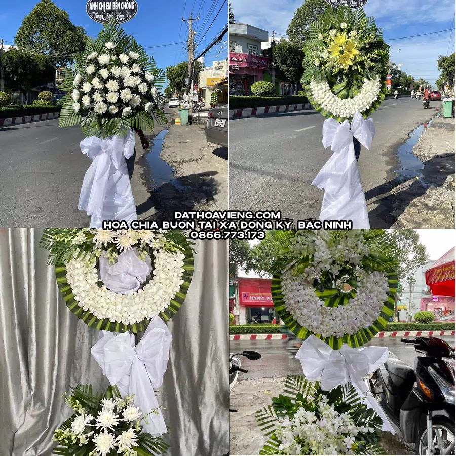 Mẫu hoa chia buồn tham khảo tại Xã Đồng Kỳ, Bắc Ninh