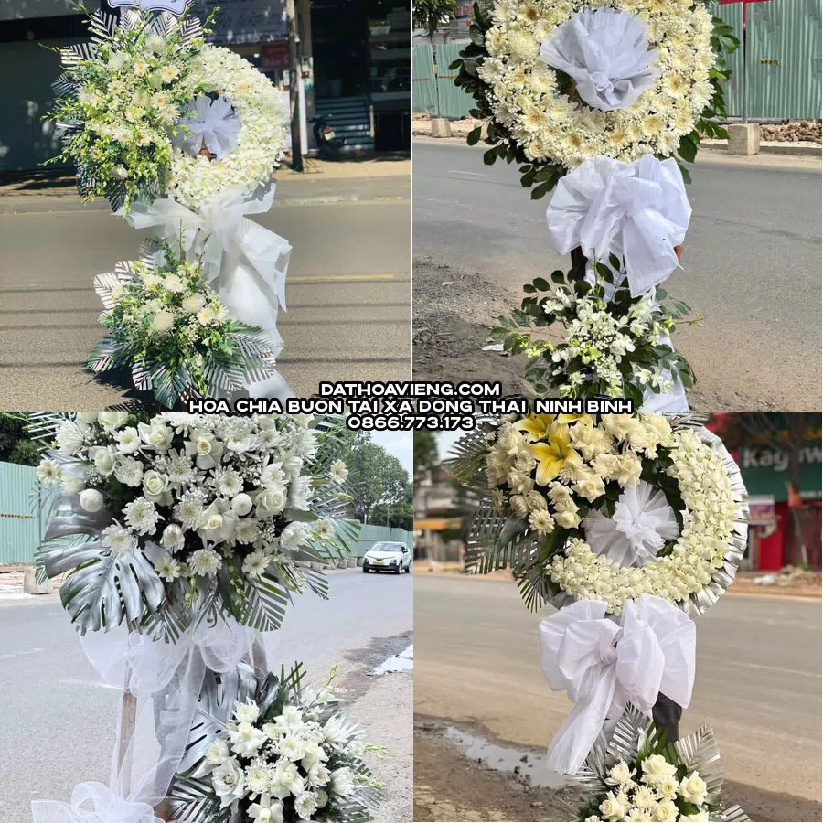 Mẫu hoa chia buồn tham khảo tại Xã Đồng Thái, Ninh Bình