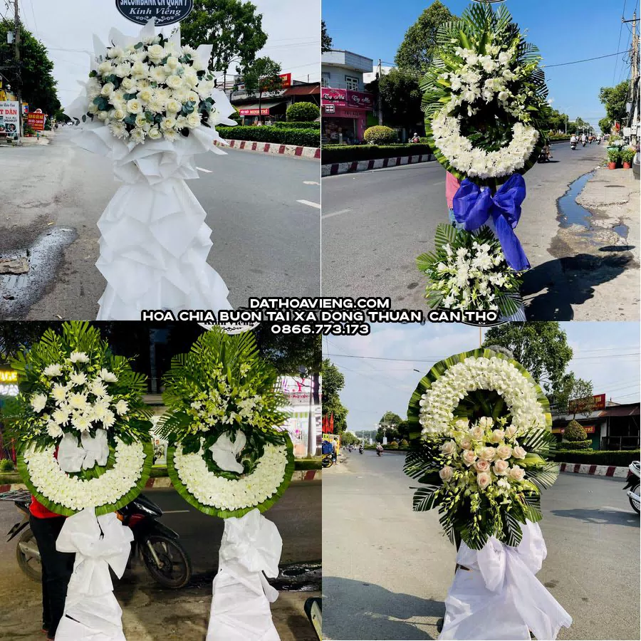 Mẫu hoa chia buồn tham khảo tại Xã Đông Thuận, Cần Thơ