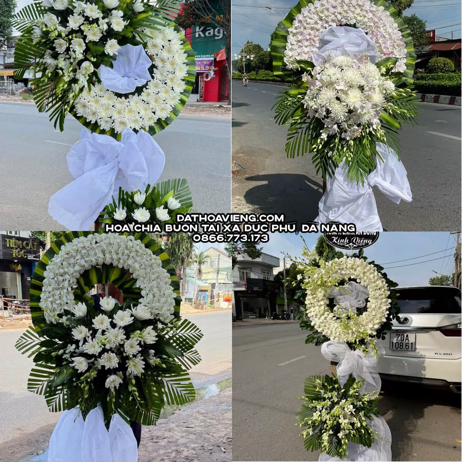 Mẫu hoa chia buồn tham khảo tại Xã Đức Phú, Đà Nẵng