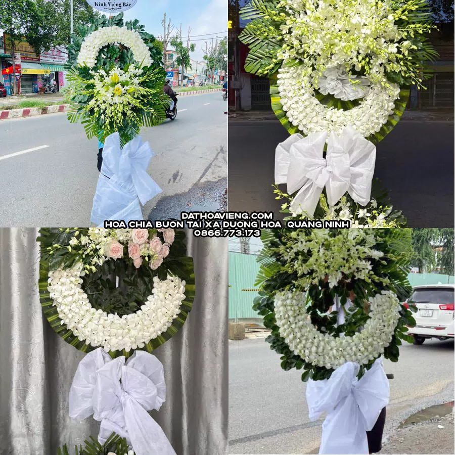 Mẫu hoa chia buồn tham khảo tại Xã Đường Hoa, Quảng Ninh