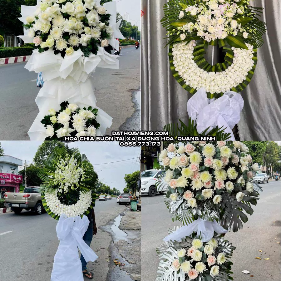 Mẫu hoa chia buồn tham khảo tại Xã Đường Hoa, Quảng Ninh